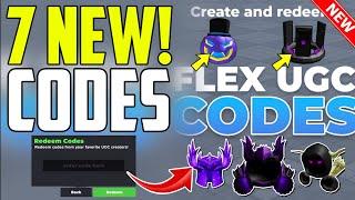 ️UPDATE!!️ ALL WORKING CODES FOR FLEX UGC IN 2024 - ROBLOX FLEX UGC CODES