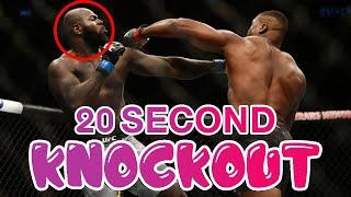 Francis ngannou vs Jairzinho Rozenstruik - 20 Second Knockout - ufc 249