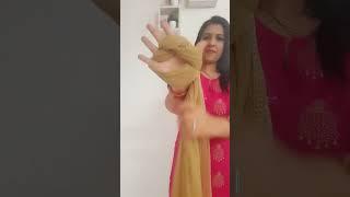 Dupatta Flower Design|  #quickneasy #hack #ytshorts| Shilpi's Life & Style