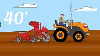 Tutti i Trattori! Costruzioni, Bosco, Campagna e Giocattoli! Cartoni animati e Canzoni sui Trattori