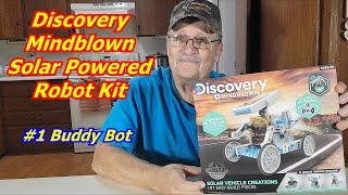 Discovery Mindblown Solar Powered Robot STEM Kit 12 in 1 Open Build Review #1 Buddy Bot