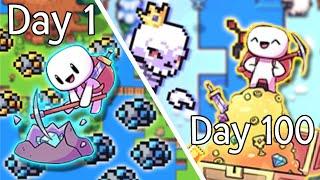 I Survived 100 Days in Forager