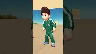 Music breaks the mood in Squid Game #pawpatrol #chase #ryder #squidgame #funny