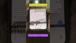 iPhone Tricks How To Quickly Translate any Text in Photos #apple #iphone #usa #music #ios #america