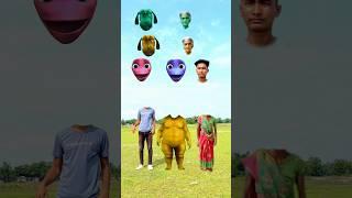 old buddhi+yellow fate dog&cute bro carret head machine with,tu Radha meri main song,#short