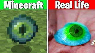 Realistic Minecraft | Real Life vs Minecraft | Realistic Slime, Water, Lava #306