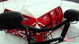 The BOSS DXT Snow Plow in Action