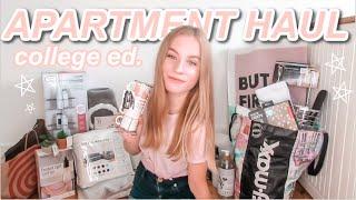 FIRST COLLEGE APARTMENT HAUL // Back to College Haul + What You Need For a College Apartment 2020