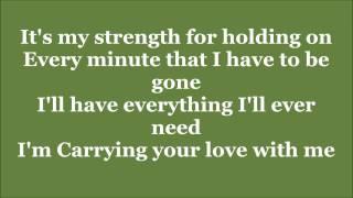 George Strait Carrying your love