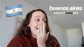 a VERY REALISTIC buenos aires vlog  (what it's like living abroad in argentina as an american)