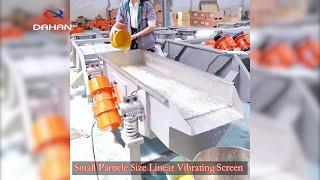 Small Particle Size Linear Vibrating Screen