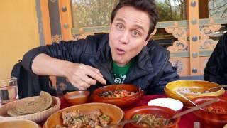 Best Bhutanese Food - FEAST of Bhutan Dishes - Fermented YAK Cheese! (Day 12)