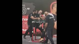 VERY STRONG 70 KG GEORGIAN ARMWRESTLING CHAMPION
