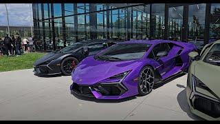 Lamborghini Dealership Cars & Coffee Montreal Full Tour Supercars 