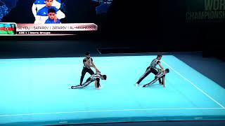 Azerbaijan (AZE) - 2024 Acrobatic Worlds, Guimaraes (POR) Dynamic Qualification  Men's Group