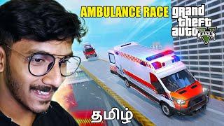 Ambulance mid air RACE - GTA 5 Stunt Race Tamil gameplay - Gta 5 Funny moments - Sharp Tamil Gaming