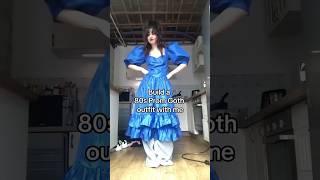 Build an 80s prom goth outfit with me #gothfashion #gothgirl #gothoutfit #gothic