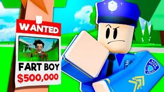 I'm WANTED for FARTING AT SCHOOL! (Brookhaven RP)