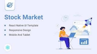 Stock Market React Native UI KIT - Android template, iOS template