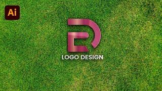 DR Logo Design | Modern Logo Design In Adobe Illustrator Tutorial For Beginner's