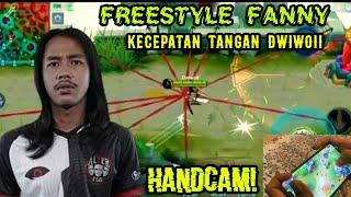 DWIWOII handcam freestyle fanny || kecepatan jari dwiwoii || kecepatan jari noob queen