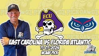 East Carolina vs FAU 11/7/24 College Football Picks & Predictions | Week 11 NCAAF