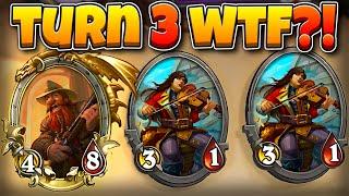 My Opponent has Golden Brann on Turn 3?! | Hearthstone Battlegrounds