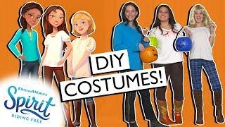 DIY Spirit Riding Free Costumes! Lucky, Pru, and Abigail! | THAT'S THE SPIRIT