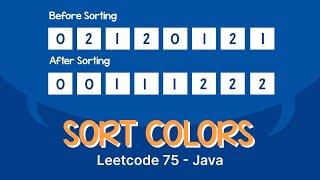 Sort Colors - Leetcode 75 - Java