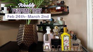  WEEKLY PERFUME TRAY  Layering Combinations | Week full of HITS | Smell amazing ALL DAY 