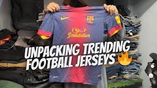 100kg Famous football clubs jerseys unboxing | trending football jersey | manchester jersey