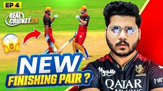 RCB at 63-5 Chasing 190  | RCB vs DC | IPL Mega Auction Mode | Real Cricket 24 #4