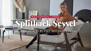 SPLITBACK FREJ Schlafsessel von Innovation Living bei Sofawunder [Funktion erklärt]