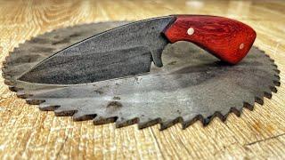 Making A Neck Knife From A Saw Blade