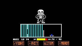 sans but its a survival fight [V 1.2-My run]