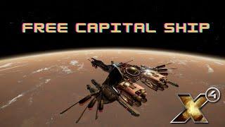 X4 - Free Capital Ship Early Game New