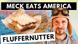 A Brit Tries a Fluffernutter Sandwich! #americanfood #fluffernutter #snacks