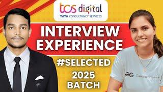 TCS Digital Interview Experience | Selected Candidate TCS Digital Interview Experience #placement