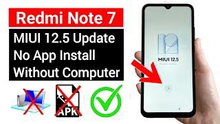 Redmi Note 7 Google/FRP Bypass with New Easy Trick  MIUI 12.5 (without computer) 2023