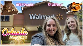 Walmart Supercenter & Finding BEST meal & Donuts in Orlando!