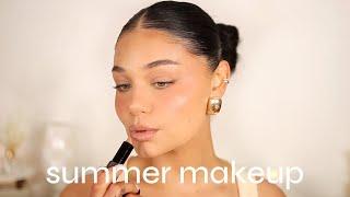 Go to glowy summer makeup (easy & everyday)