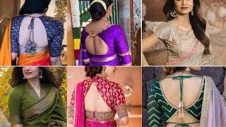 Latest Blouse Designs For Silk Sarees 2024