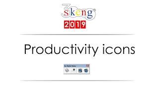 3skeng 2019 Productivity Icons Toolbar