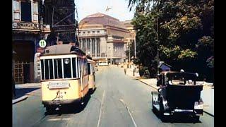 Germany (Leipzig) 1931 in Colour (Streetcar Dashcam)