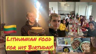 Our International Friends tries Lithuanian Food | Birthday Vlog Part 2