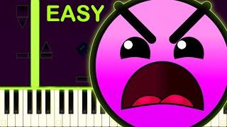 Can't Let Go | GEOMETRY DASH LEVEL 6 - EASY Piano Tutorial