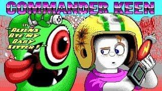 Commander Keen 6 gameplay (PC Game, 1991)