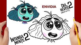 Cómo Dibujar a ENVIDIA de IntensaMente 2 | Dibujo Del Revés | How to draw Envy from Inside Out 2