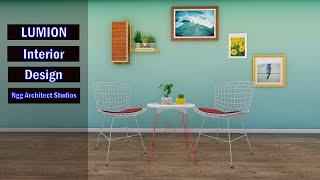 LUMION SKETCHUP SIMPLE INTERIOR DESIGN-ANIMATION