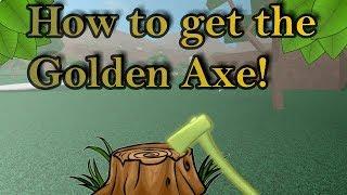 How to get the Golden Axe! | Lumber tycoon 2